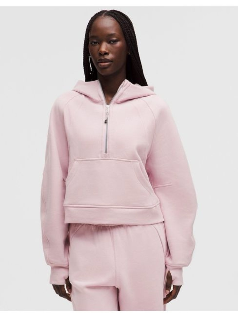 Lululemon Scuba Oversized Half-Zip Hoodie - Meadowsweet Pink